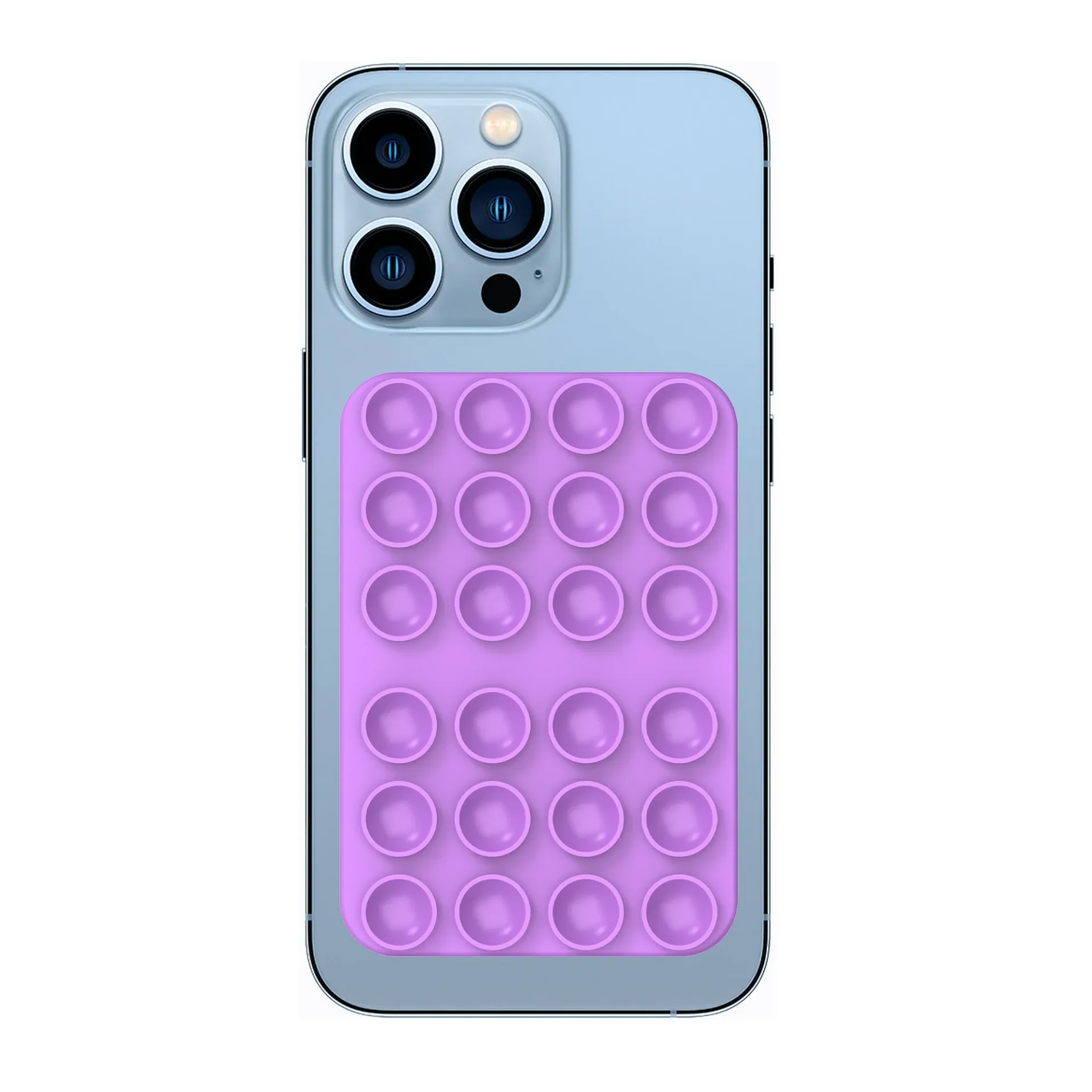 Rixus RXPH40LP Suction Cup Mirror Phone Holder Light Purple